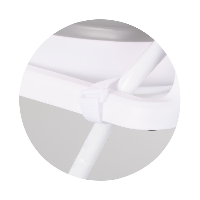Chipolino Μπανιέρα με δίχτυ μπάνιου και βάση Malibu (78cm) - γκρι VKMAL0252GY