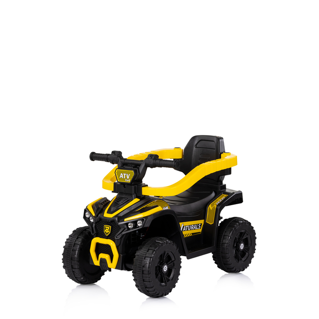 Chipolino Ride on car with handle "ATV" yellow ROCATVH02502YE