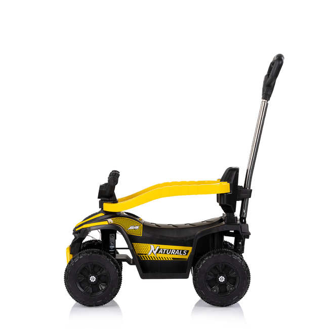 Chipolino Ride on car with handle "ATV" yellow ROCATVH02502YE