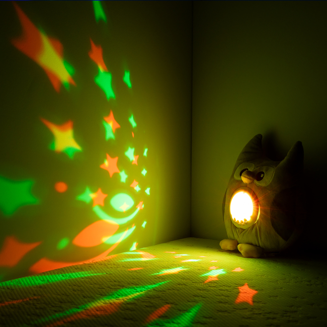 Chipolino Plush toy with projector and music "Little Owl" PIL02513LOWL