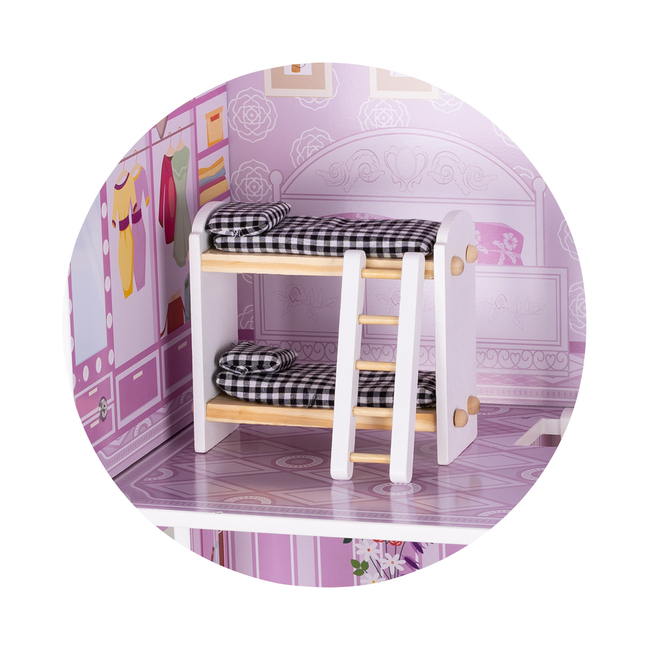 Chipolino Ξύλινο Κουκλόσπιτο με έπιπλα 13PCS DIWH02407627