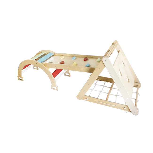 Chipolino Ξύλινο Παιδικό Κέντρο Δραστηριοτήτων 6 σε 1 με Αναρρίχηση & Τσουλήθρα WTCHCE02403