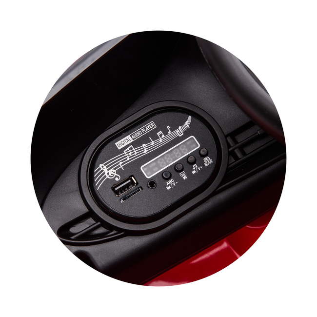 Chipolino FIAT 500 Ηλεκτρικό Παιδικό Αυτοκίνητο 12V με Τηλεχειρισμό Κόκκινο ELKFIAT25RE