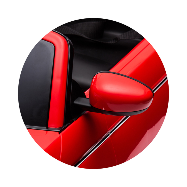 Chipolino FIAT 500 Ηλεκτρικό Παιδικό Αυτοκίνητο 12V με Τηλεχειρισμό Κόκκινο ELKFIAT25RE
