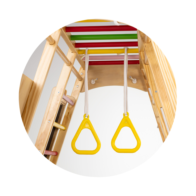 Chipolino Ξύλινο Πολυλειτουργικό Αναρριχητικό Παιχνίδι με Κούνια & Μαυροπίνακα (WTARSL02503)