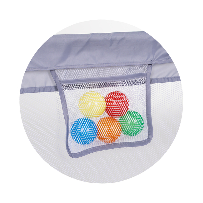 Chipolino Πάρκο Παιχνιδιού Sienna 150×150 cm γκρι KOISI0251GY