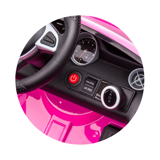 Chipolino Ηλεκτροκίνητο Παιδικό Αυτοκίνητο Mercedes-Benz SLC300 Final Edition με Τηλεχειριστήριο – Ροζ (ELKMBSLC251P)