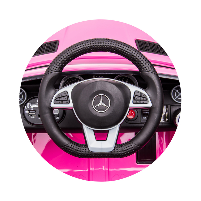 Chipolino Ηλεκτροκίνητο Παιδικό Αυτοκίνητο Mercedes-Benz SLC300 Final Edition με Τηλεχειριστήριο – Ροζ (ELKMBSLC251P)