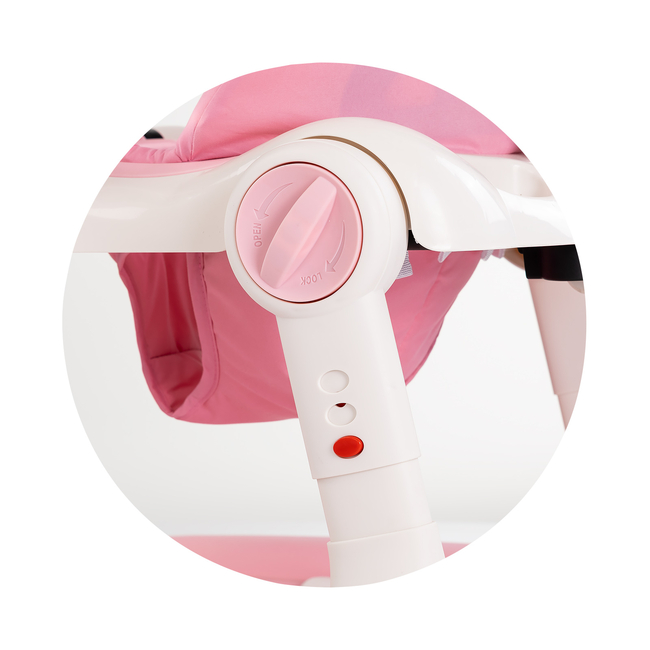 Chipolino Στράτα Μωρού 5 σε 1 Happy Walker – Pink (PRHW02504PI)