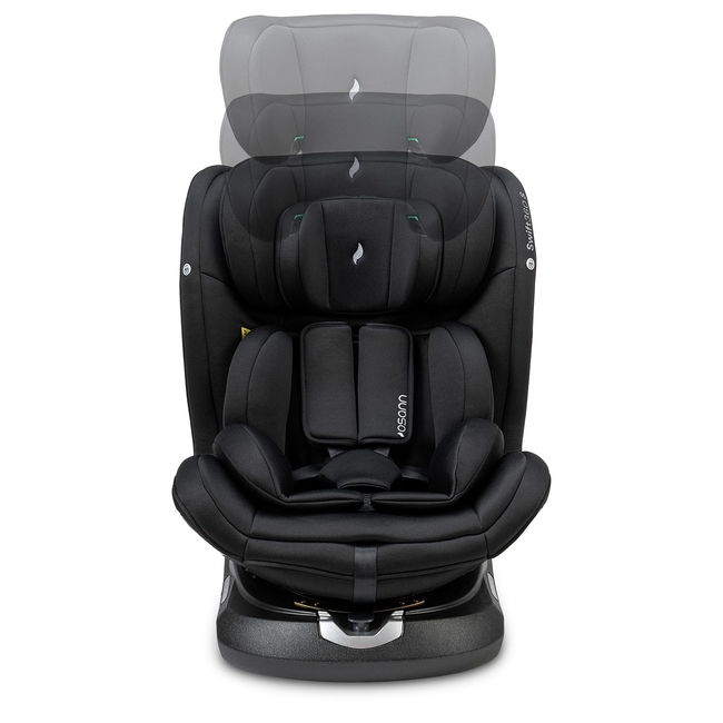 Osann Swift 360 S i-Size Child Seat 76-150cm 9-36kg All Black 102284243