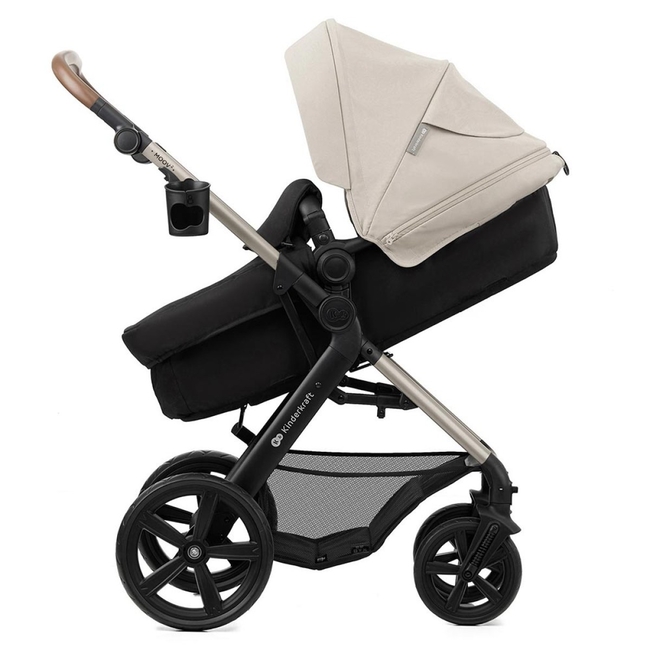 Kinderkraft MOOV2 3 in 1 Baby Travel Set 0 to 27kg Mink Moonlight Grey KSMOOV02GRYEV00