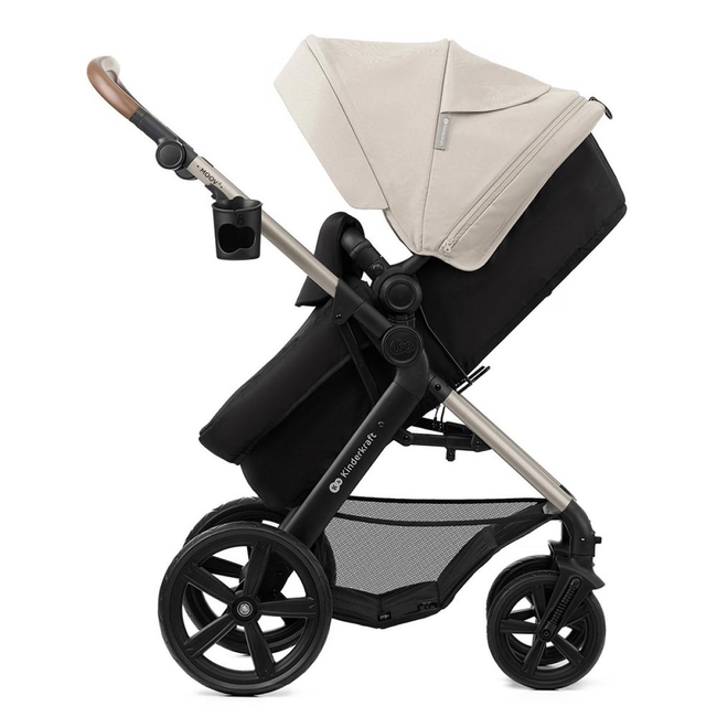 Kinderkraft MOOV2 3 in 1 Baby Travel Set 0 to 27kg Mink Moonlight Grey KSMOOV02GRYEV00