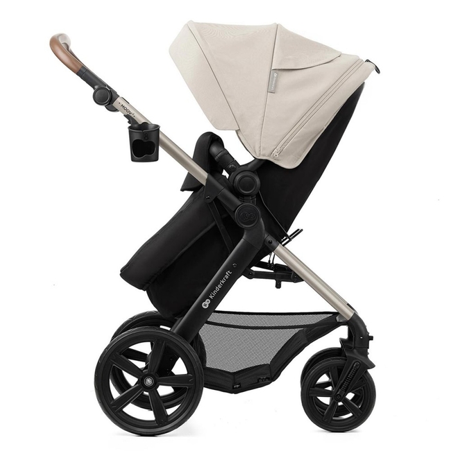 Kinderkraft MOOV2 3 in 1 Baby Travel Set 0 to 27kg Mink Moonlight Grey KSMOOV02GRYEV00