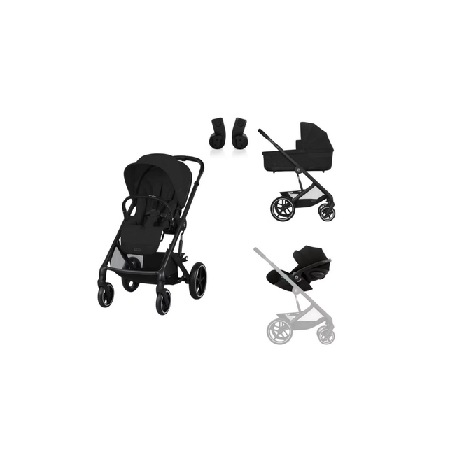 Cybex Balios S Lux 4 in 1 BLK One Box Πολυκαρότσι Black Comfort 524002517