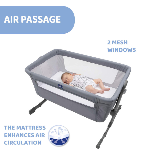 Chicco Next2Me Βρεφικό Λίκνο Stone Re Lux 67