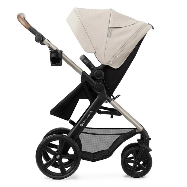 Kinderkraft MOOV2 3 in 1 Baby Travel Set 0 to 27kg Mink Moonlight Grey KSMOOV02GRYEV00