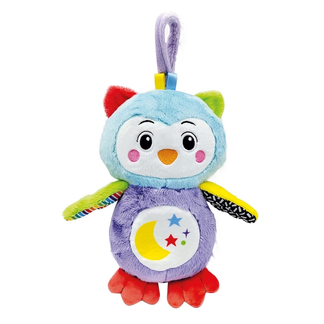 Baby Clementoni Baby Fluffy Sleeping Owl With Light For 0+ Months