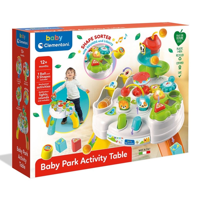 Baby Clementoni Play For Future Baby Educational Table Amusement Park For 12+ Months