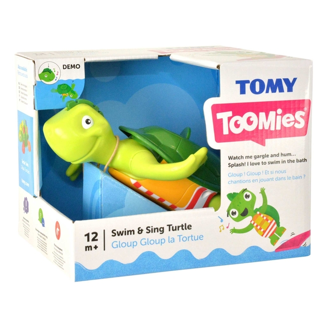 Tomy Toomies Turtle Swim & Sing Baby Bath Toy For 12+ Months