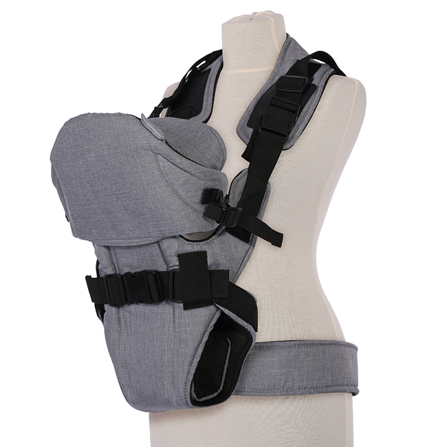 Lorelli BABY CARRIER WEEKEND GREY&BLACK 10010110010