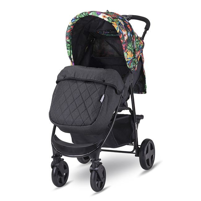 Lorelli Olivia Basic Baby Stroller with Footmuff Tropical Flowers 10021862388