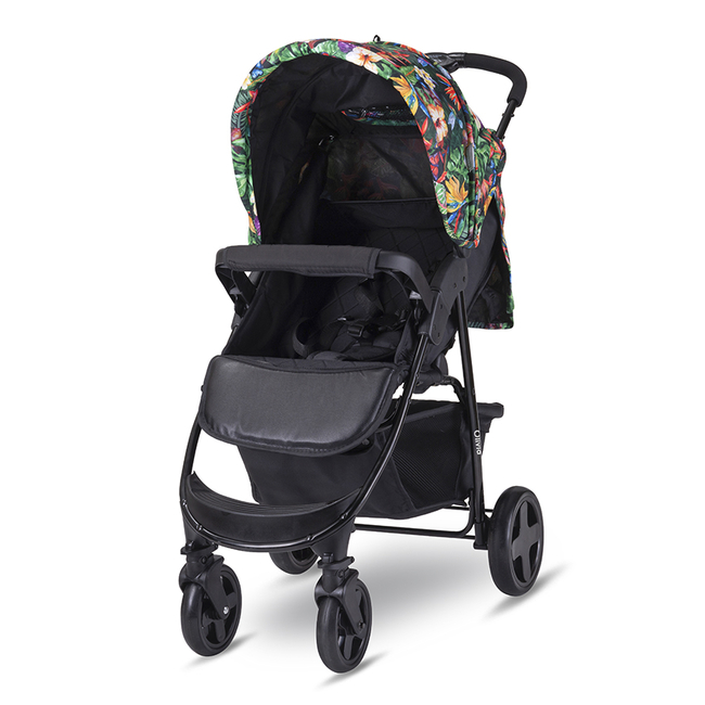 Lorelli Olivia Basic Baby Stroller with Footmuff Tropical Flowers 10021862388