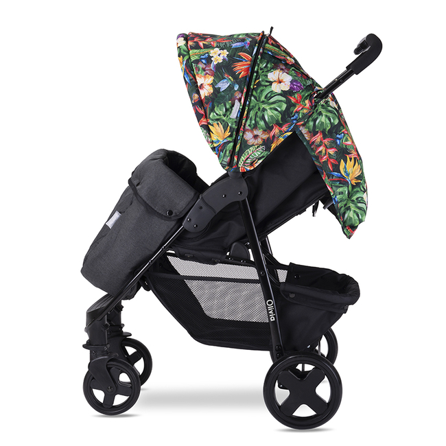Lorelli Olivia Basic Baby Stroller with Footmuff Tropical Flowers 10021862388
