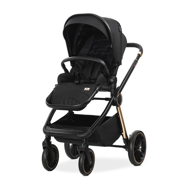 Lorelli Bianca 3 in 1 Multi-function Stroller 0-22kg Black 10022012501