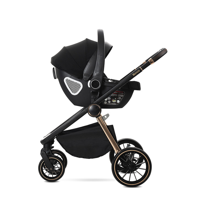 Lorelli Bianca 3 in 1 Multi-function Stroller 0-22kg Black 10022012501