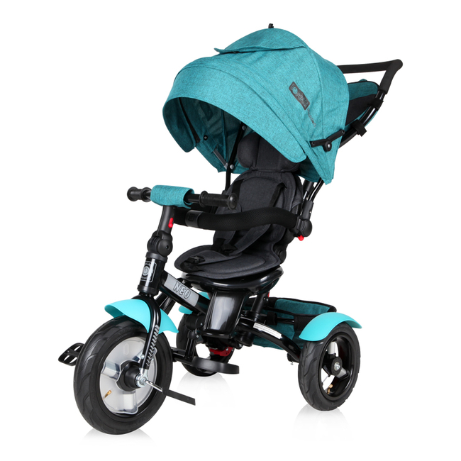 Lorelli Neo Air Wheels Τρίκυκλο Ποδήλατο Με Ανάκλιση Πλάτης και Περιστρεφόμενο Κάθισμα Green Luxe 1005034 2104 (Δωρο 2 Φωτα Led)