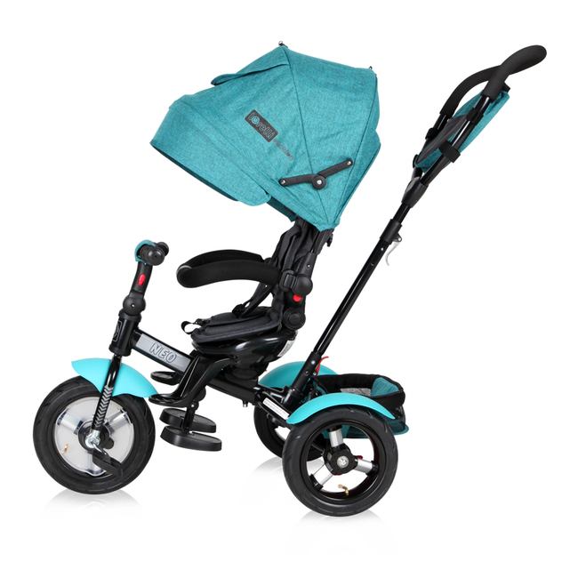 Lorelli Neo Air Wheels Τρίκυκλο Ποδήλατο Με Ανάκλιση Πλάτης και Περιστρεφόμενο Κάθισμα Green Luxe 1005034 2104 (Δωρο 2 Φωτα Led)
