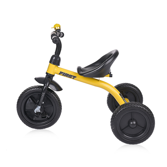 Lorelli First Τρίκυκλο Παιδικό Ποδήλατο Με Κουδουνάκι 3 - 7 Ετών Yellow 10050590020