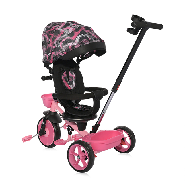 Lorelli Revel  CHILDREN TRICYCLE REVEL PINK GRUNGE 10050630002