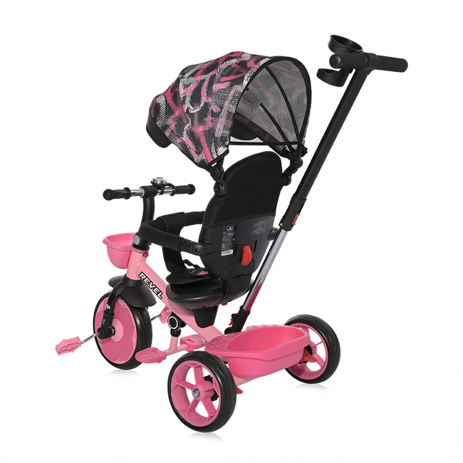 Lorelli Revel  CHILDREN TRICYCLE REVEL PINK GRUNGE 10050630002