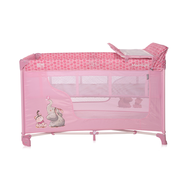 Lorelli Moonlight 2 Παρκοκρέβατο 2 επιπέδων με αξεσουάρ Mellow Rose Fellow 10080412363