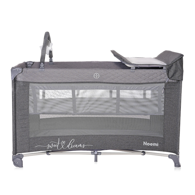 Lorelli Noemi 2 Layers Plus Playpen Cool Grey Star 10080562216