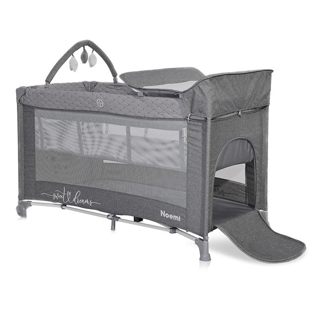 Lorelli Noemi 2 Layers Plus Playpen Cool Grey Star 10080562216