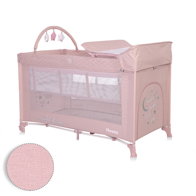 Lorelli Noemi 2 Layers Plus Playpen Mellow Rose Star 10080562219