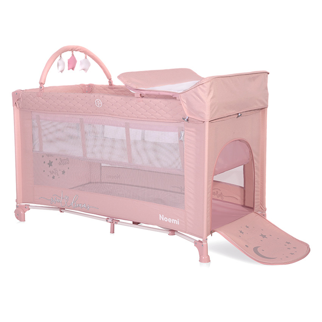 Lorelli Noemi 2 Layers Plus Playpen Mellow Rose Star 10080562219