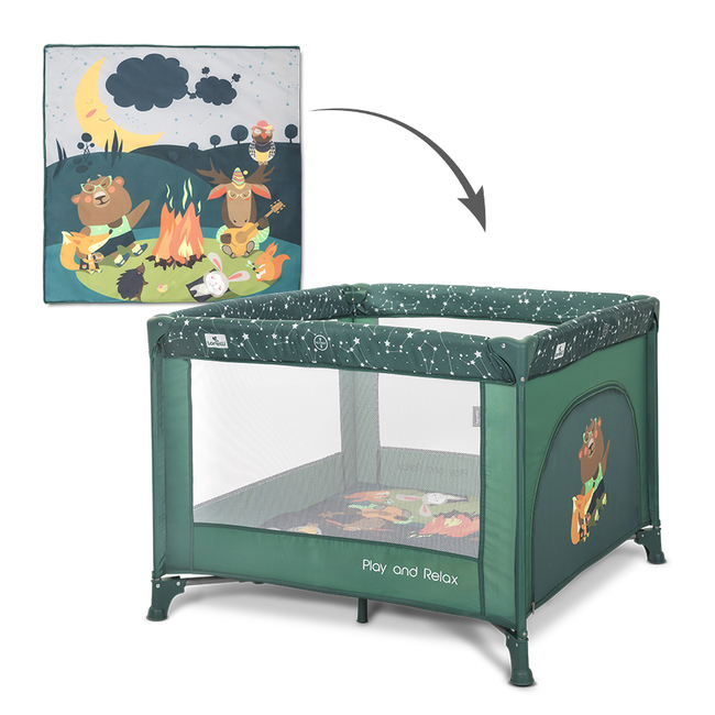 Lorelli PLAYPEN PLAY N RELAX GREEN NIGHT 10080682420