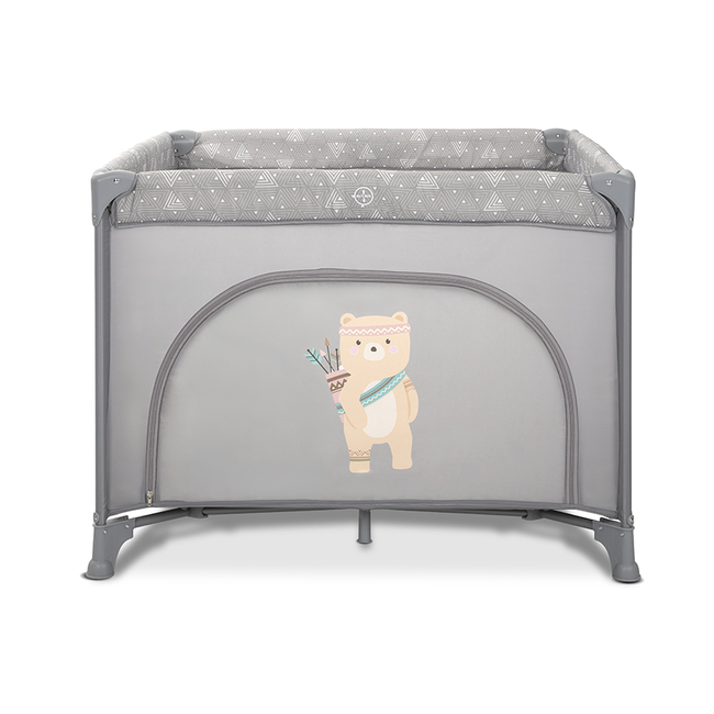 Lorelli Play n Relax Τετράγωνο παρκοκρέβατο 100x100cm Grey Adventure 10080682421
