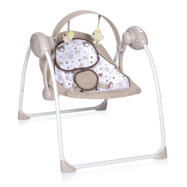 Lorelli Portofino 2 σε 1 Ηλεκτρικό Βρεφικό Ρηλάξ & Κούνια - Beige (10090061902) ΧΩΡΙΣ ΣΥΣΚΕΥΑΣΙΑ