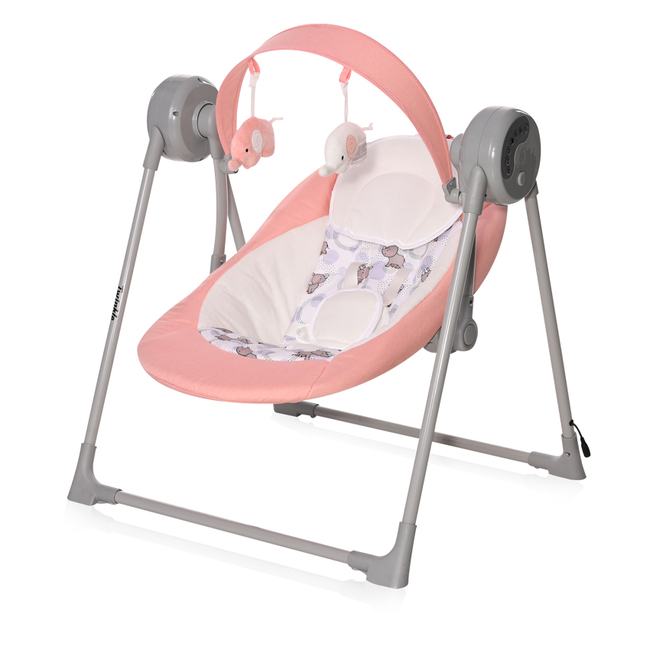Lorelli Twinkle Electric Swing with Parental Control 0+ m Pink Rhino 10090080003