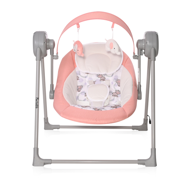 Lorelli Twinkle Electric Swing with Parental Control 0+ m Pink Rhino 10090080003
