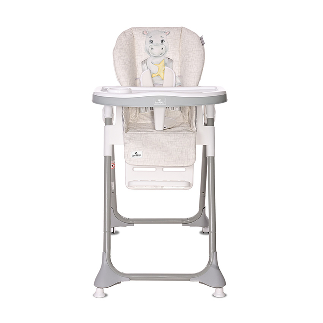 Lorelli Felicita Children High Chair - NOBLE GREY HIPPO PU LEATHER 1010042 2320