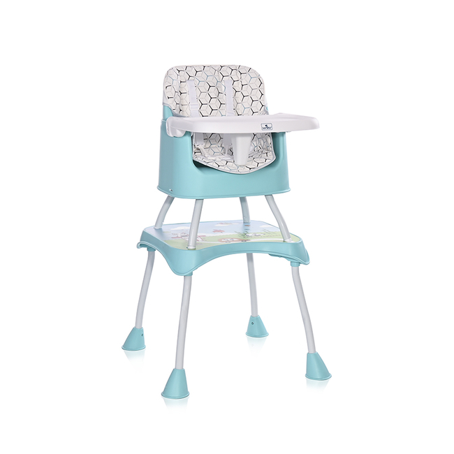 Lorelli Trick 3 in 1 High Chair Booster Desk Green Net PU Leather 10100492201