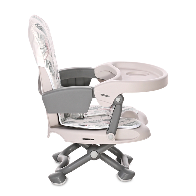 Lorelli Ego Plus Portable Children's High Chair Gray Parrots PU Leather 10100502322