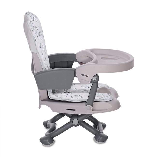 Lorelli FEEDING CHAIR EGO PLUS 2in1 WHITE FLUFF PU LEATHER 10100502323