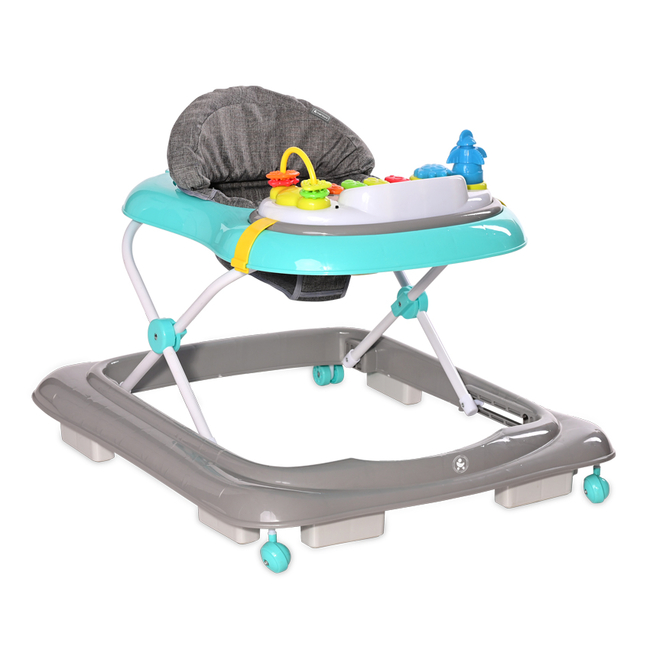 Lorelli Sea Adventure Baby Walker Turquoise Grey 10120410014