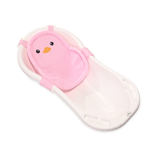 Lorelli Penguin Baby Bath Pillow Pink 10130980002